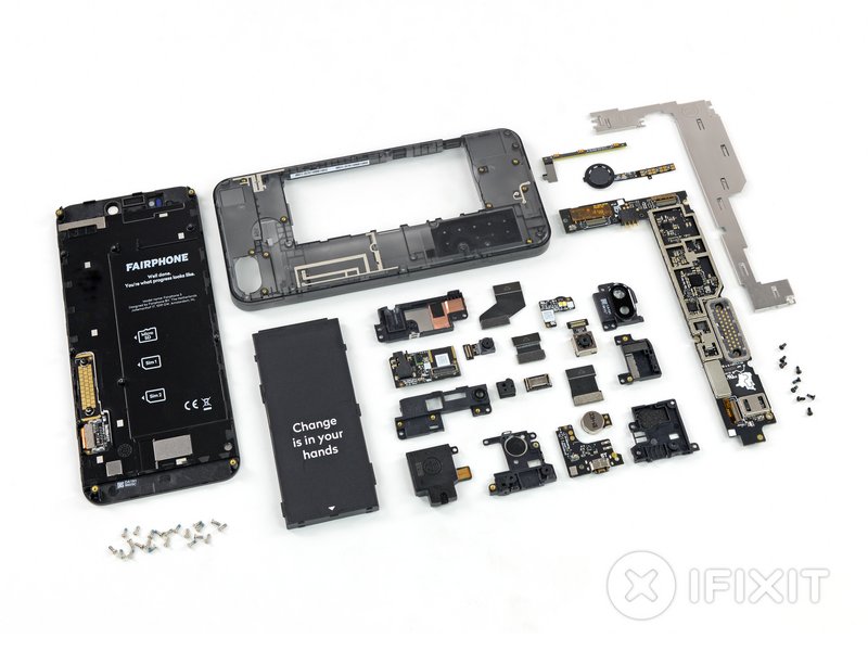 Fairphone 3 получил 10-10 от iFixit: смартфон полностью разбирается крестоообразной отвёрткой — и собирается обратно - 1